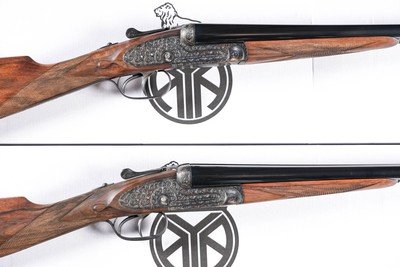 Pair of AYA No. 2 SxS Shotguns 20GA (As New - Image 1 of 19