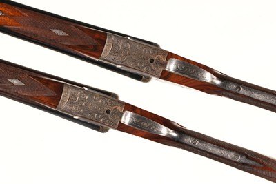 Pair of C. Hellis Sidelock Shotguns 12ga - Image 12 of 24
