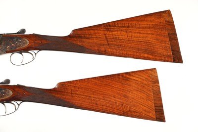 Pair of C. Hellis Sidelock Shotguns 12ga - Image 14 of 24