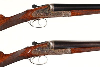 Pair of C. Hellis Sidelock Shotguns 12ga - Image 2 of 24