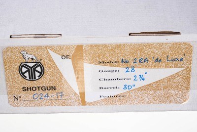 AYA No. 2 Deluxe Coin Round Action SxS Shotgun 28GA (As New - Image 6 of 20