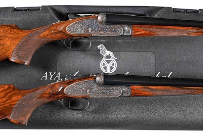 Pair of AYA No. 2 SxS Shotguns 20GA (As New 32