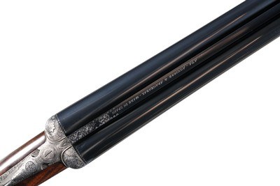 AYA No. 1 Deluxe Round Action SxS Shotgun 20GA (As New - Image 16 of 19