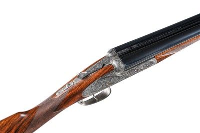 AYA No. 1 Deluxe Round Action SxS Shotgun 20GA (As New - Image 10 of 19
