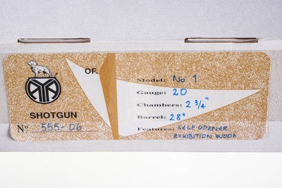 AYA No. 1 Round Auction SxS Shotgun 20GA (As New - Image 15 of 20