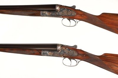 Pair of AYA No. 1 SxS Shotguns 12GA - Image 3 of 16