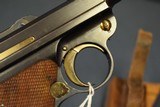 EXCEPTIONAL DWM 1900 SWISS LUGER AND HOLSTER….EARLY 4 DIGIT PRODUCTION…WITH HOLSTER….EYE POPPING! - 9 of 25