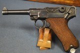 1940 MAUSER BANNER LUGER….POLICE EAGLE/L MARKED….2 MATCHING MAGS……….MINT CRISP FULL RIG!!! - 2 of 24
