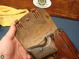 EARLY WAR EAGLE 655 MAUSER HSc PISTOL……..LUFTWAFFE ISSUED WITH ULTRA RARE CDC43 DROPPING HOLSTER….FANTASTIC LUFTWAFFE RIG! - 13 of 16