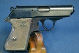 WALTHER PPK PISTOL……LATE WAR POLICE “EAGLE C”………ULTRA RARE AND DESIRABLE GRAY GRIP! - 2 of 10