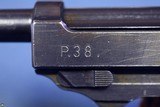 ULTRA RARE WALTHER ZERO SERIES ac45 HEERES PISTOLE / P.38 PISTOL…..END OF WAR NAZI PRODUCTION……VERY SHARP - 8 of 15