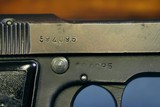 1935 BERETTA “4UT” MARKED 1944 GERMAN ARMY ISSUED…WITH RARE FLAT MAG BOTTOM…..& CAPTURE PAPERS! - 6 of 10