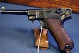 VERY RARE KRIEGHOFF BLANK CHAMBER REWORK SNEAK LUGER…..EARLY LUFTWAFFE “EAGLE 9” PROOFED! - 2 of 16