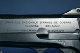 PRE WAR BELGIUM ARMY ISSUED TYPE 1 FN MODEL 1935 HI POWER PISTOL…..THE ORIGINAL HI POWER!… VERY SHARP! - 5 of 17