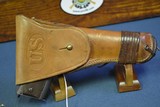 US WW2 REMINGTON RAND 1911A1 PISTOL…..LATE 1944 PRODUCTION………. MINT CRISP WITH SEARS 1942 HOLSTER! - 5 of 13