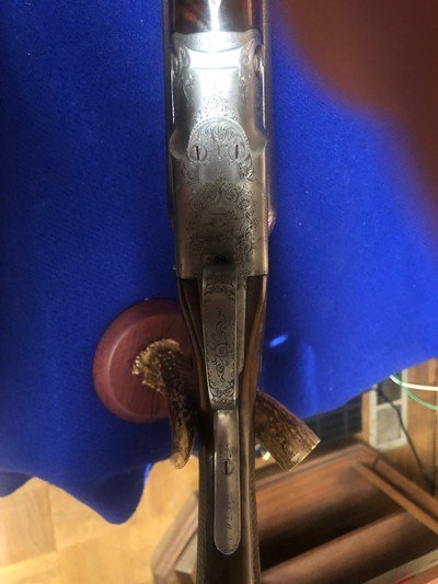 PARKER BROS DHE 12GA HIGH CONDITION DAMASCUS with PGCAFACTORY LETTER - Image 4 of 15