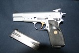 BROWNING SILVER CHROME 40 SW HYPOWER WITH SCOPE - 2 of 6