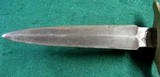 US WW1 Au Lion Blade Trench Knife & Scabbard French Manufacturer - 5 of 21
