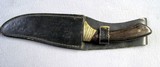 Fixed Blade Hunting Knife & Scabbard - 1 of 9