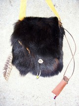 Bear Skin Possibles Bag Black Powder Muzzle Loading - 2 of 9