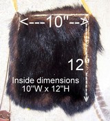 Bear Skin Possibles Bag Black Powder Muzzle Loading - 7 of 9