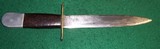 Large Theater made Fighting Knife Dagger WWII WWI Blade 8 3/4 inches - 2 of 3
