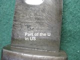 US M1892 Bayonet for M1898 Krag-Jorgensen With Scabbard Dated 1899 - 13 of 13
