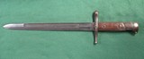 WWI WWII Italian Terni Model 1891 Carcano Bayonet With Leather And Brass Scabbard - 6 of 12