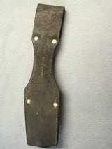 Two WWII German K98 Bayonet Leather Frog marked 1942 - 9 of 11