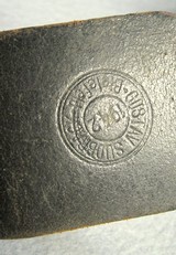 Two WWII German K98 Bayonet Leather Frog marked 1942 - 7 of 11