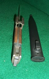 Near Mint Belgium 1953 FN FAL Type A Bayonet & Scabbard Belgian - 9 of 9