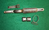 Arisaka Type 38 Japanese Rifle Parts Trigger guard, Barrel Bands, Magazine - 5 of 6