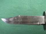 Vintage Large Bowie Knife Carbon Steel Brazil - 3 of 8