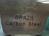 Vintage Large Bowie Knife Carbon Steel Brazil - 6 of 8