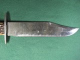 Vintage Large Bowie Knife Carbon Steel Brazil - 4 of 8