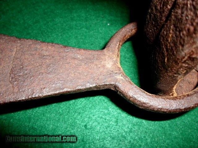 Original U.S. Revolutionary War Era Blacksmith Made Iron Bear Trap