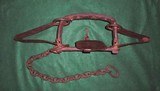 Very Old Large Blacksmith Made Bear Trap 30 inches - 7 of 10