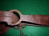 Very Old Large Blacksmith Made Bear Trap 30 inches - 6 of 10