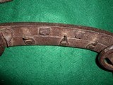 Very Old Large Blacksmith Made Bear Trap 30 inches - 10 of 10