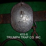 Triumph 415X Large Wolf Bear Trap 24 inches Original Chain - 6 of 11