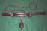 Old Blacksmith Made Bear trap Touchmark W.A.T. 28 inches - 2 of 10