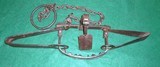 Old Blacksmith Made Bear trap Touchmark W.A.T. 28 inches - 8 of 10