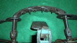 Old Blacksmith Made Bear trap Touchmark W.A.T. 28 inches - 6 of 10