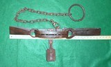 Old Blacksmith Made Bear trap Touchmark W.A.T. 28 inches - 3 of 10