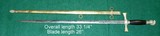 Antique Sword & Scabbard-Fraternal Religious Militia - 7 of 8