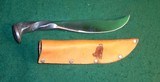 PEARCE CUSTOM POLISHED RAILROAD ROAD SPIKE KNIFE & SCABBARD - 4 of 9