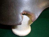WWII German M-42 Nazi Helmet with Battle Damage & Decal - 4 of 9