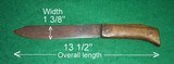 Civil War Era Blacksmith Made Bowie Knife - 3 of 11