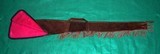 Fringed Suede Kentucky Rifle Leather Gun Case Black Powder Muzzle Loading - 5 of 7