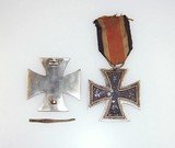 Two WWII German Iron Cross First & Second Class - 2 of 4